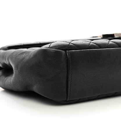 Saint Laurent Sheepskin Tri-Quilt Monogram Medium College Bag Black 9 of 11