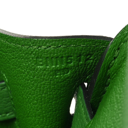 Hermes Togo Birkin 25 Vert Yucca 7 of 12