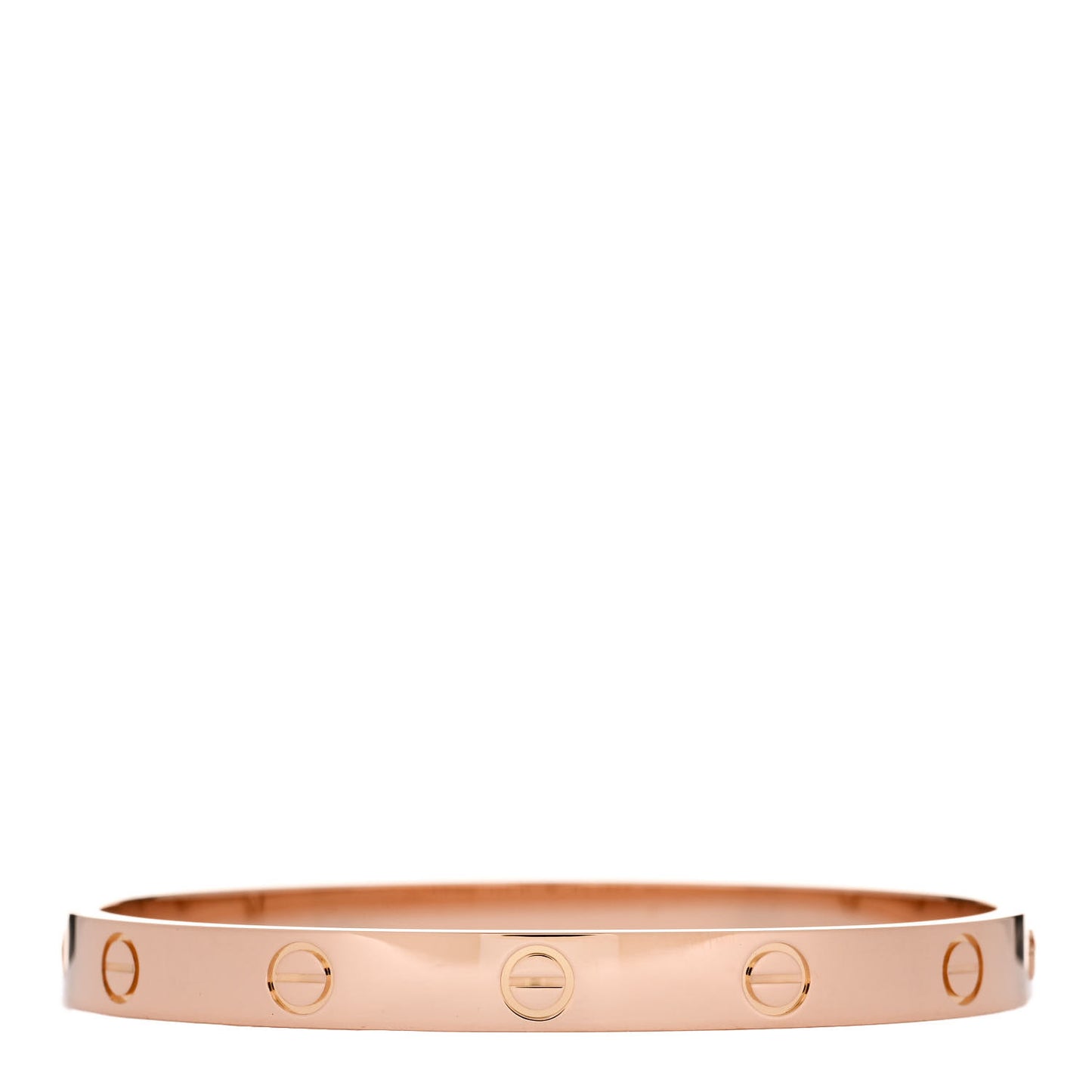 18K Pink Gold LOVE Bracelet 17