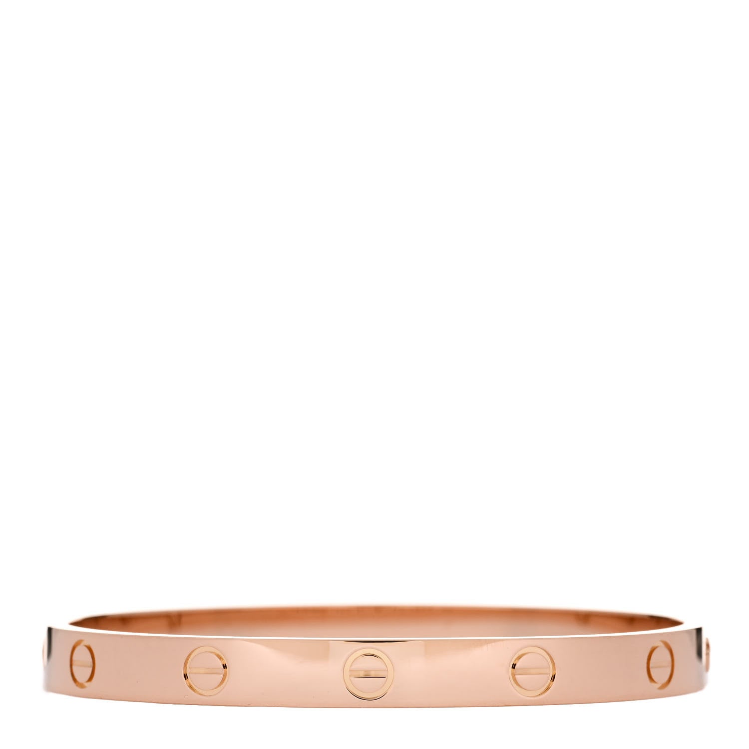 Cartier 18K Pink Gold LOVE Bracelet 17 2 of 7