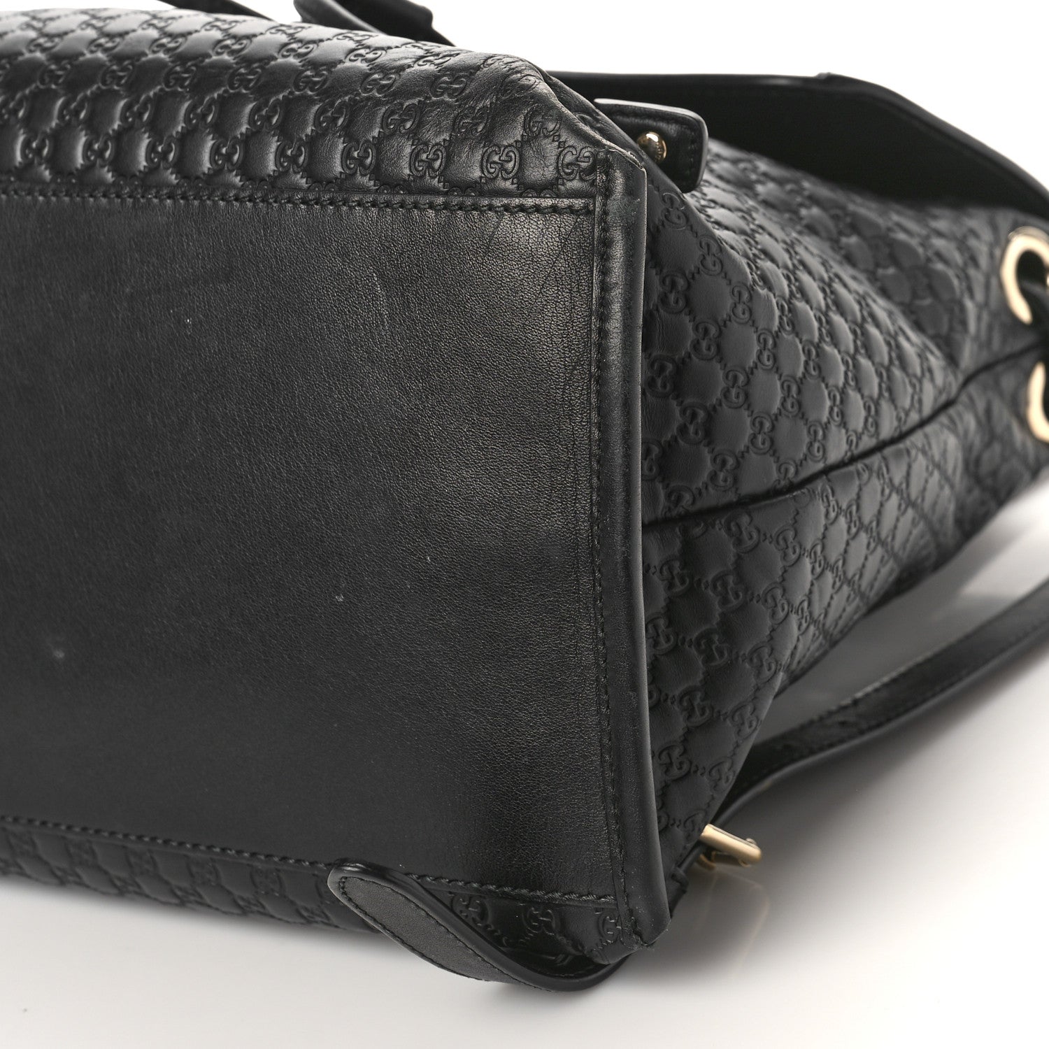 Gucci Microguccissima Drawstring Backpack Black 9 of 15