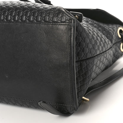 Gucci Microguccissima Drawstring Backpack Black 9 of 15