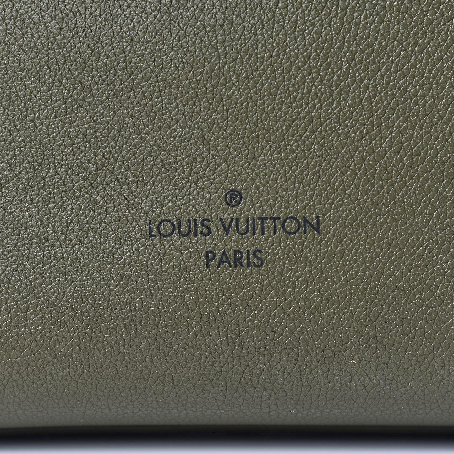 Calfskin Monogram On My Side MM Laurier Green Toffee Latte Beige
