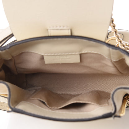Chloe Suede Calfskin Mini Faye Backpack Off White 5 of 7
