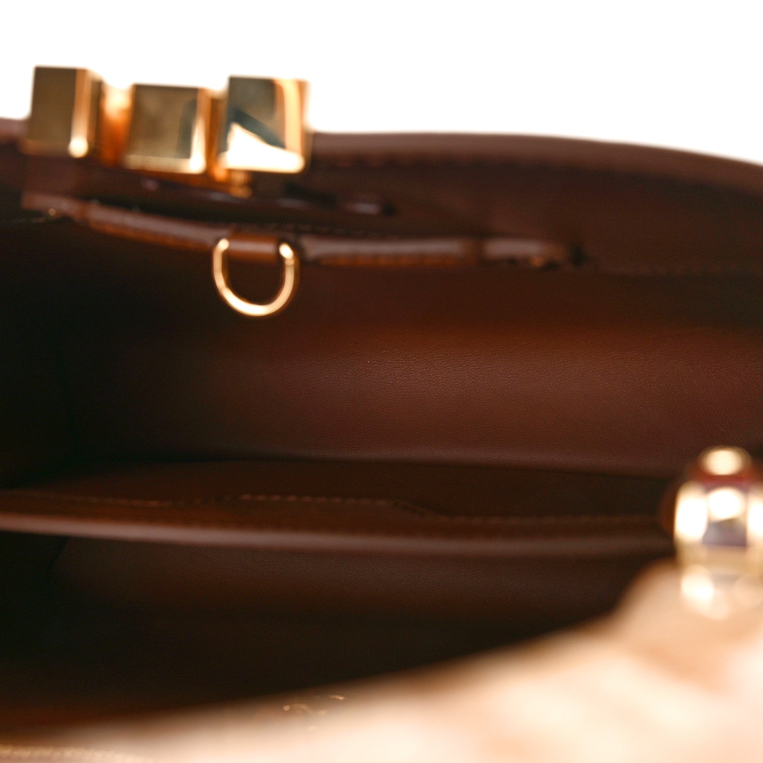 Louis Vuitton Calfskin Resin Capucines BB Smoked Tan 5 of 10