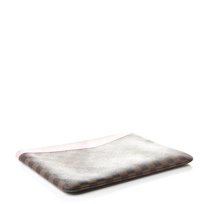 Louis Vuitton Damier Ebene Daily Pouch Rose Poudre 4 of 7