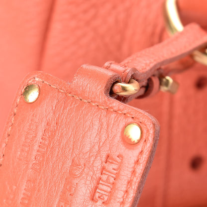 Prada Cervo Antik Easy A Foldover Pushlock Satchel Corallo 13 of 16
