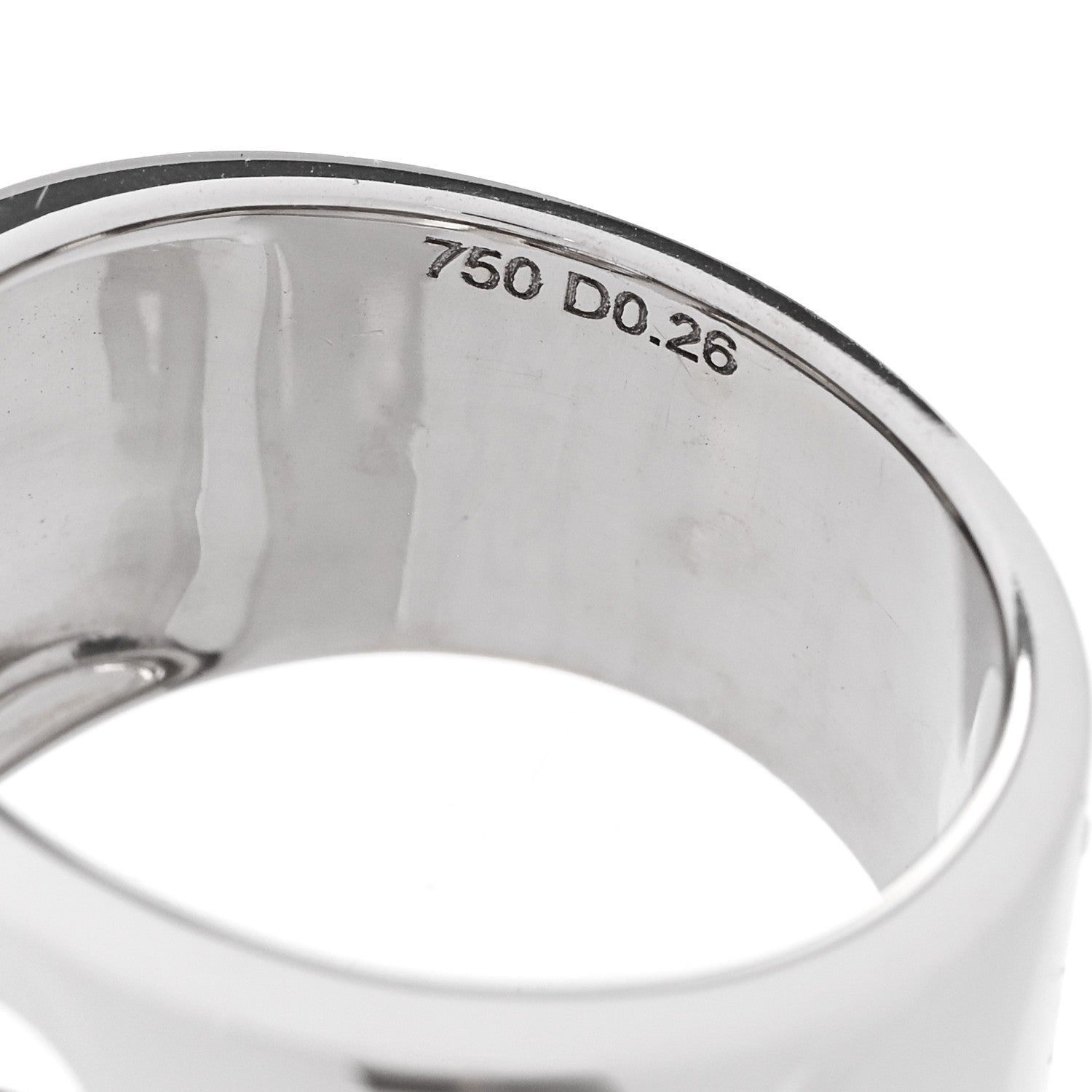 Messika 18K White Gold Diamond Move Noa Wide Band Ring 53 6.5 5 of 5