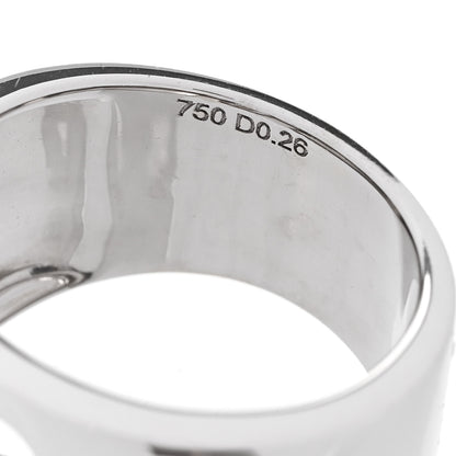 Messika 18K White Gold Diamond Move Noa Wide Band Ring 53 6.5 5 of 5