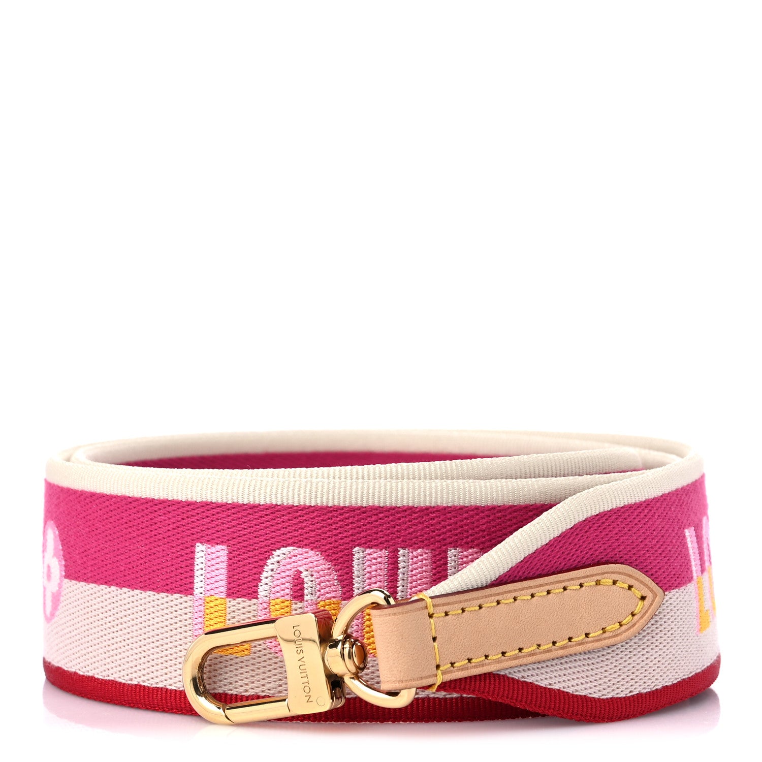 Louis Vuitton Jacquard Speedy Bandouliere 20 Shoulder Strap Fuchsia 1 of 3