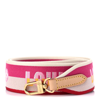 Louis Vuitton Jacquard Speedy Bandouliere 20 Shoulder Strap Fuchsia 1 of 3