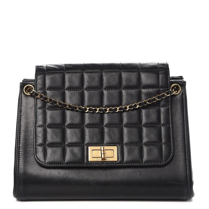 Chanel Lambskin Chocolate Bar Accordion Flap Black 1 of 10