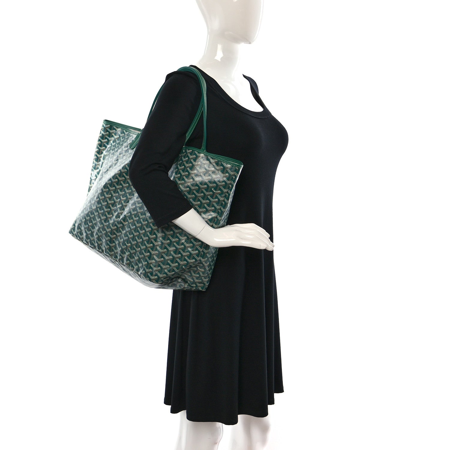 Goyard Goyardine Saint Louis GM Green 2 of 8