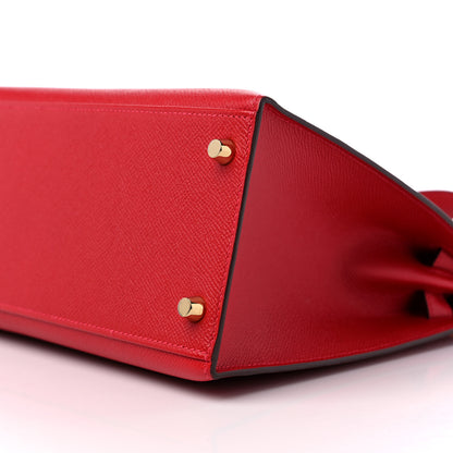 Hermes Epsom Kelly Sellier 28 Rouge Casaque 9 of 11