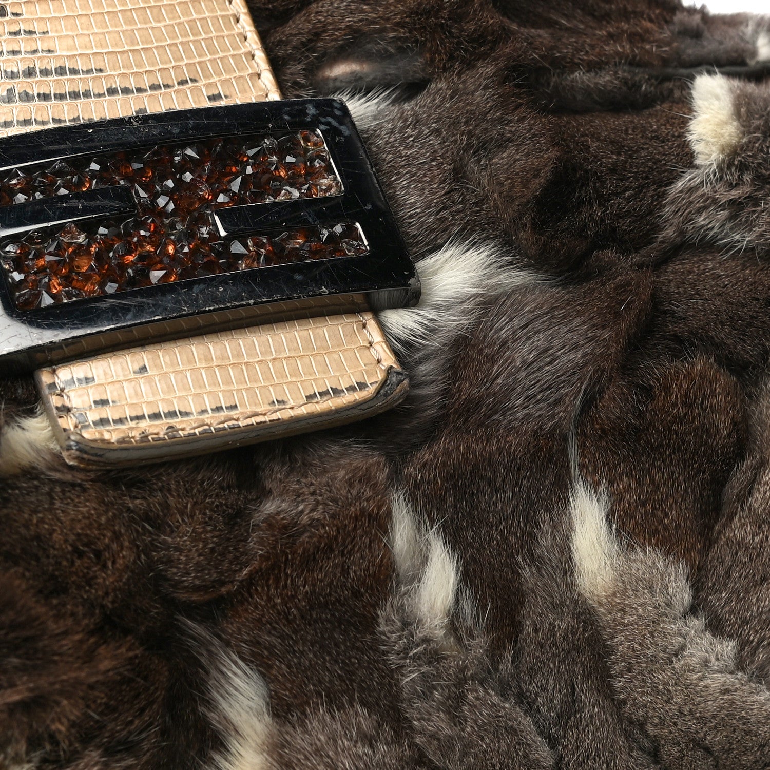 Fendi Rabbit Fur Mama Baguette Bag 17 of 17