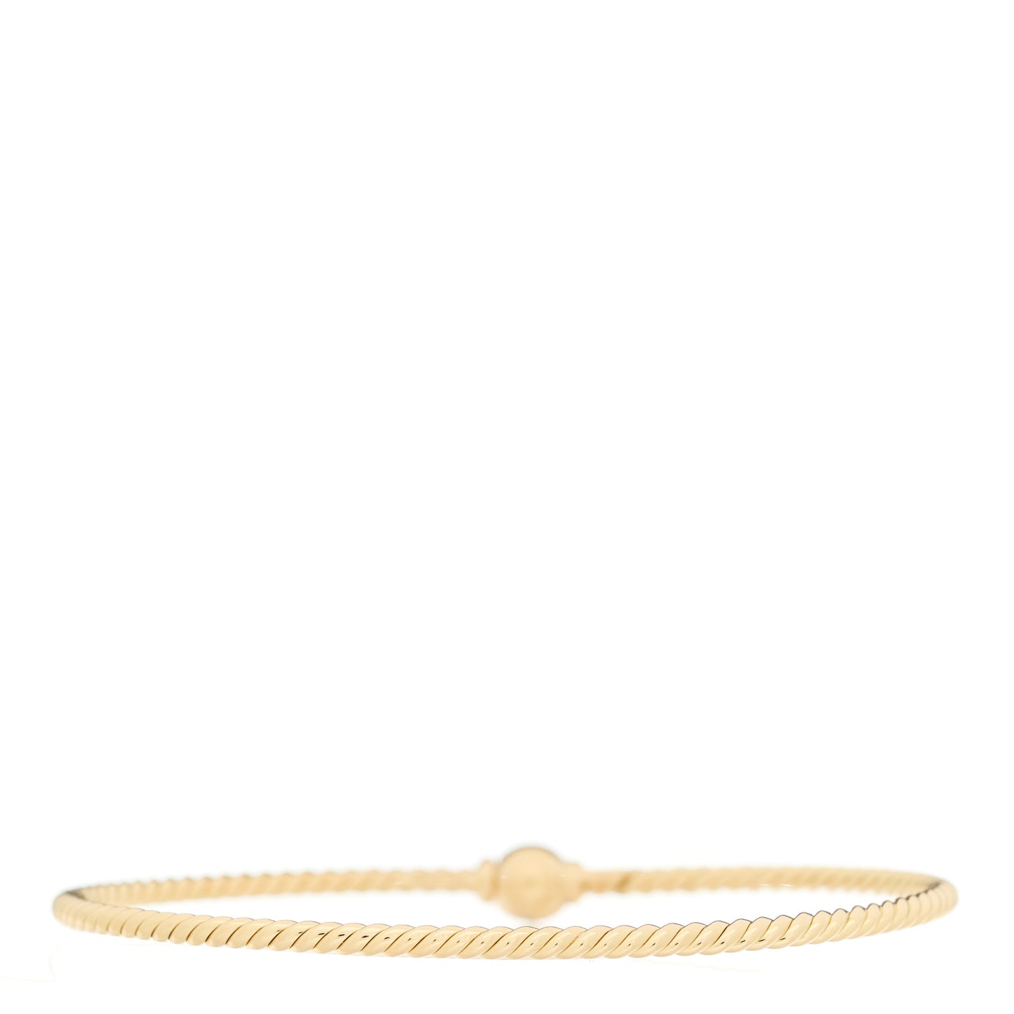 18K Yellow Gold Diamond 2.6mm Solari Center Station Bracelet