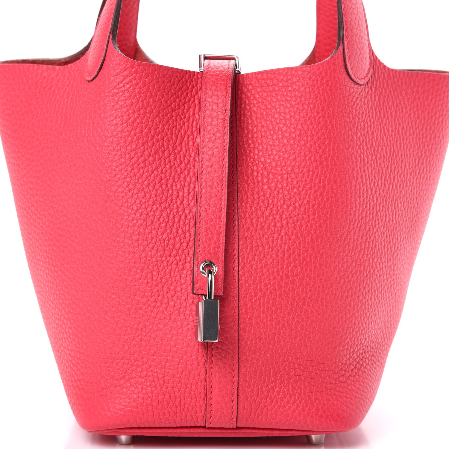 Hermes Taurillon Clemence Picotin Lock 18 PM Rose Extreme 7 of 10