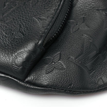 Louis Vuitton Calfskin Monogram Shadow Rush BumBag Black 9 of 9