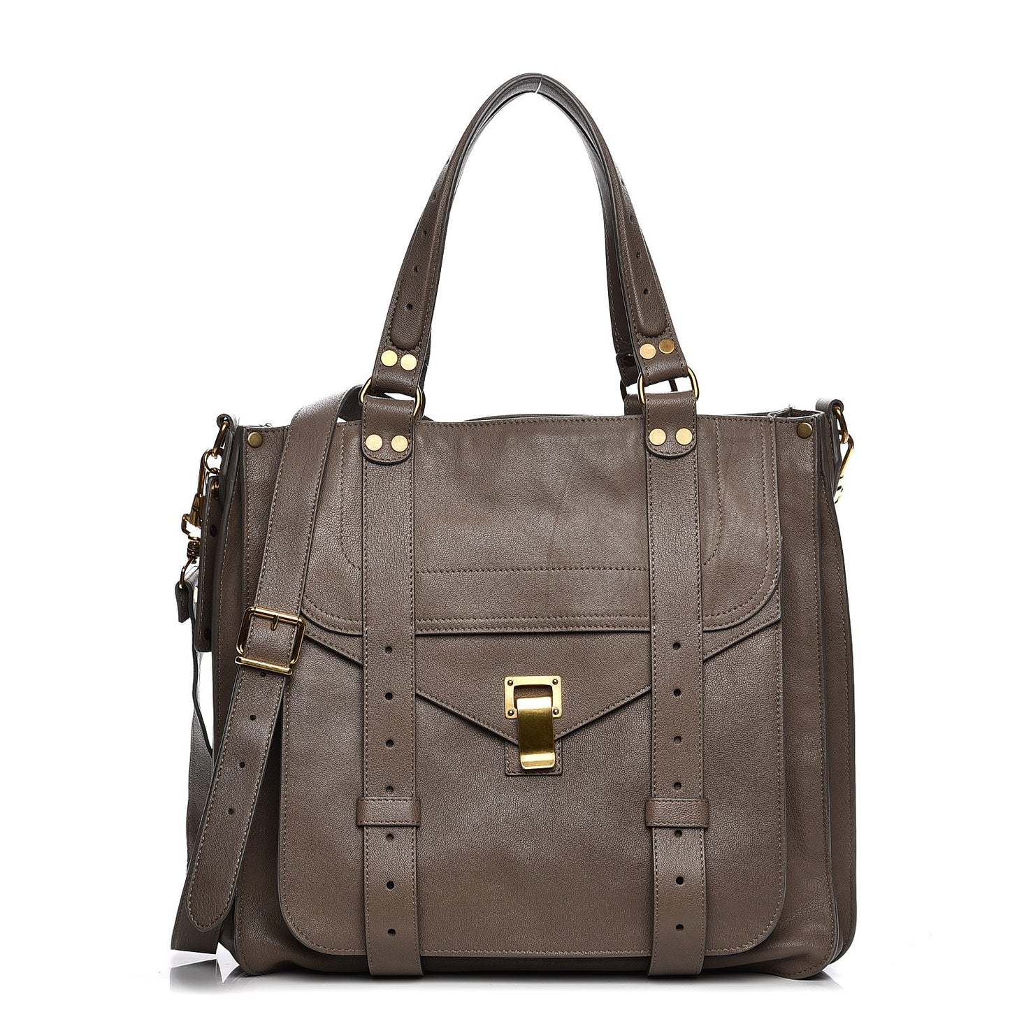 Lambskin PS1 Tote Smoke