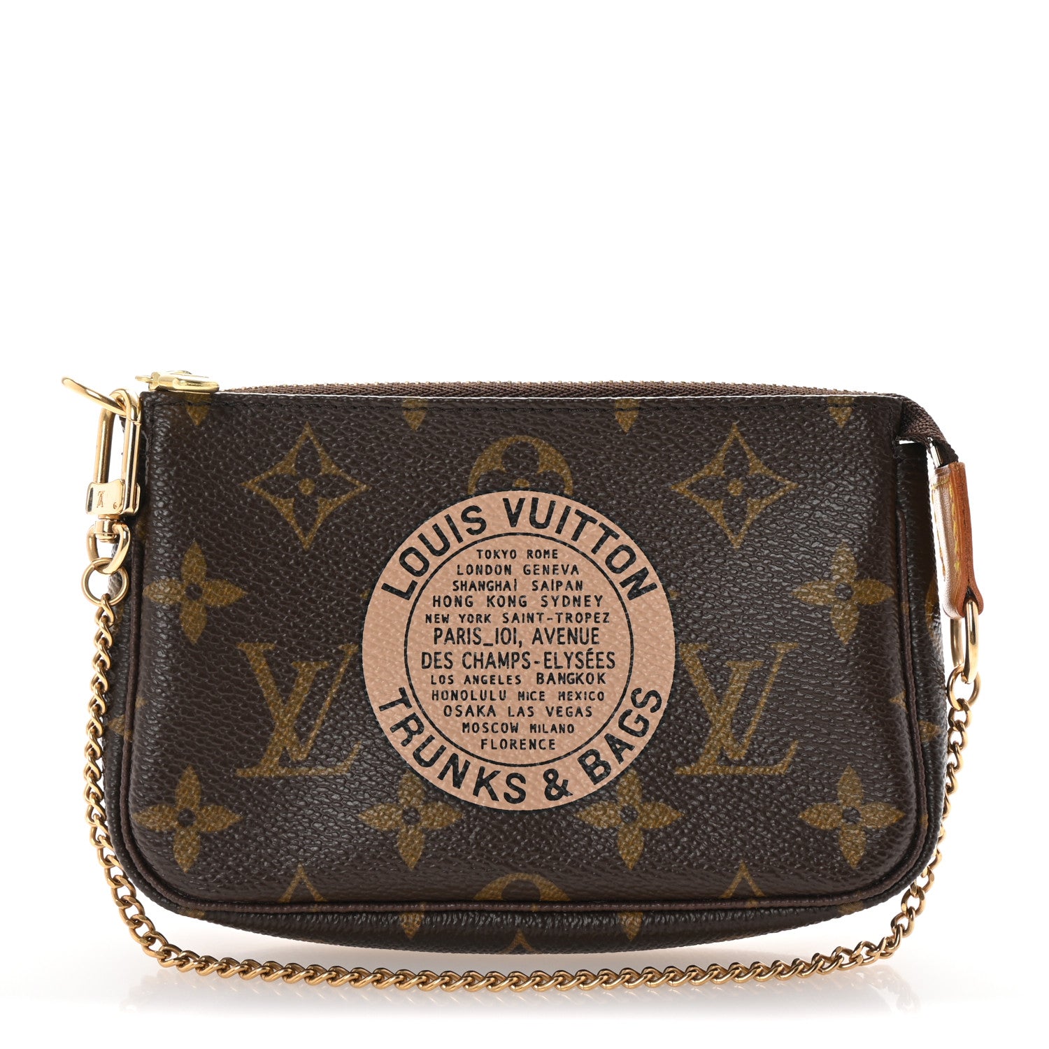 Louis Vuitton Monogram Complice Trunks and Bags Mini Pochette Accessories Beige 1 of 8