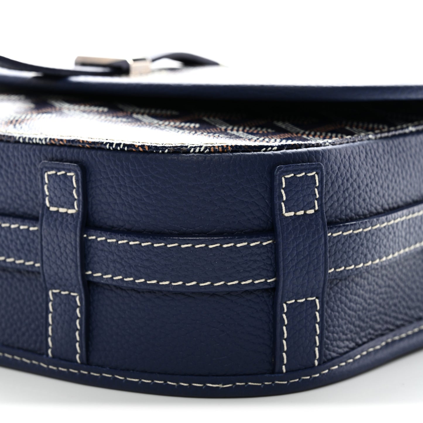 Goyardine Belvedere II PM Messenger Bag Navy
