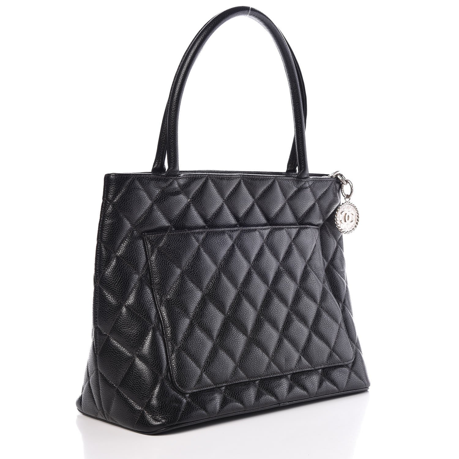 Chanel Caviar Quilted Medallion Tote Black 3 of 10