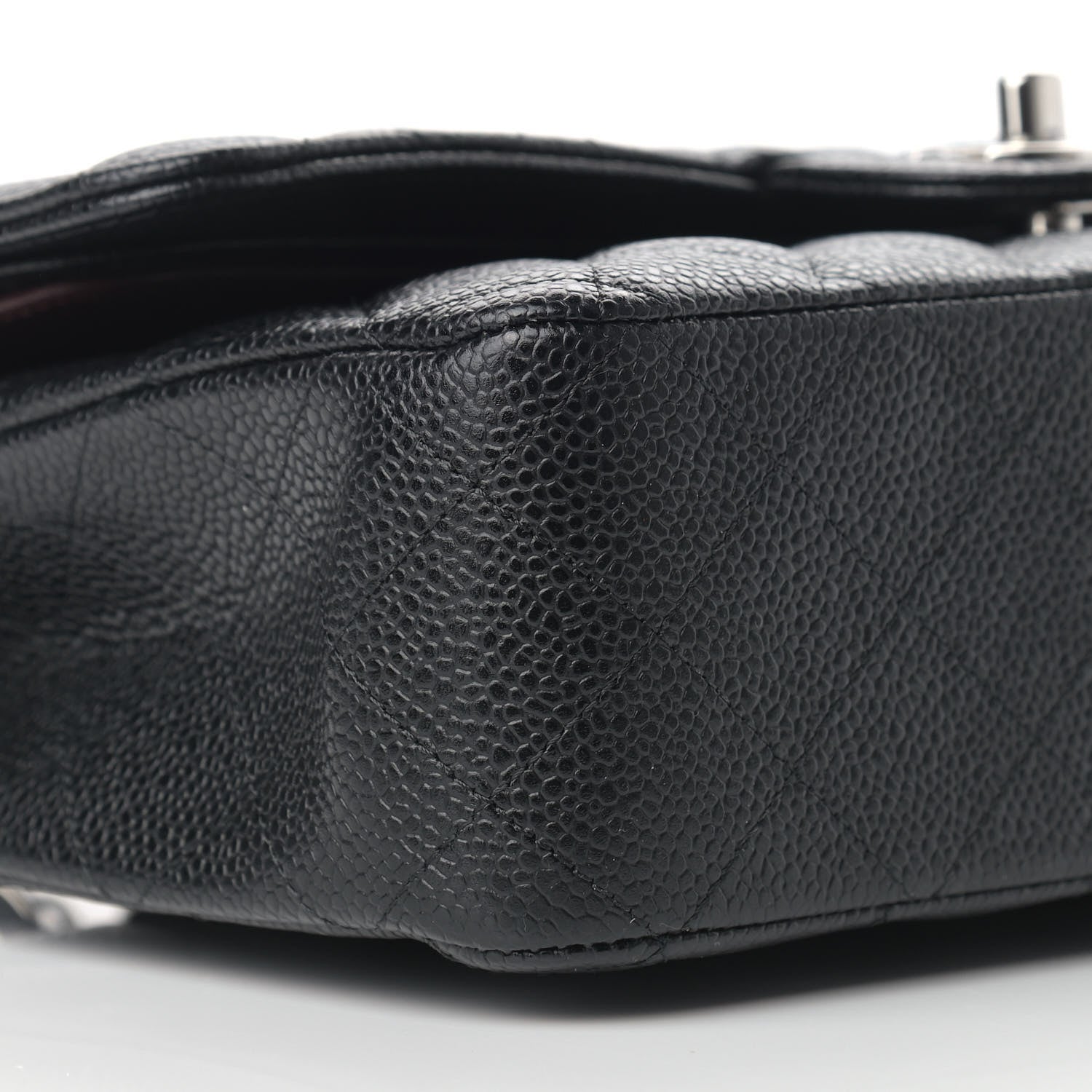 Chanel Caviar Quilted Medium Double Flap Black 8 of 9
