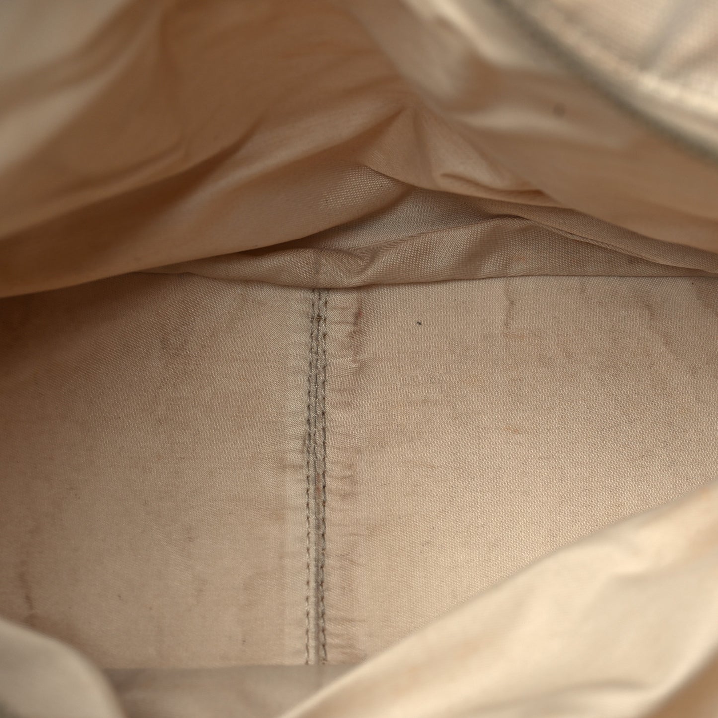 Nylon Travel Shoulder Bag Beige