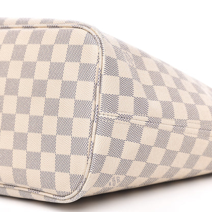 Louis Vuitton Damier Azur Neo Neverfull MM Rose Ballerine 10 of 18