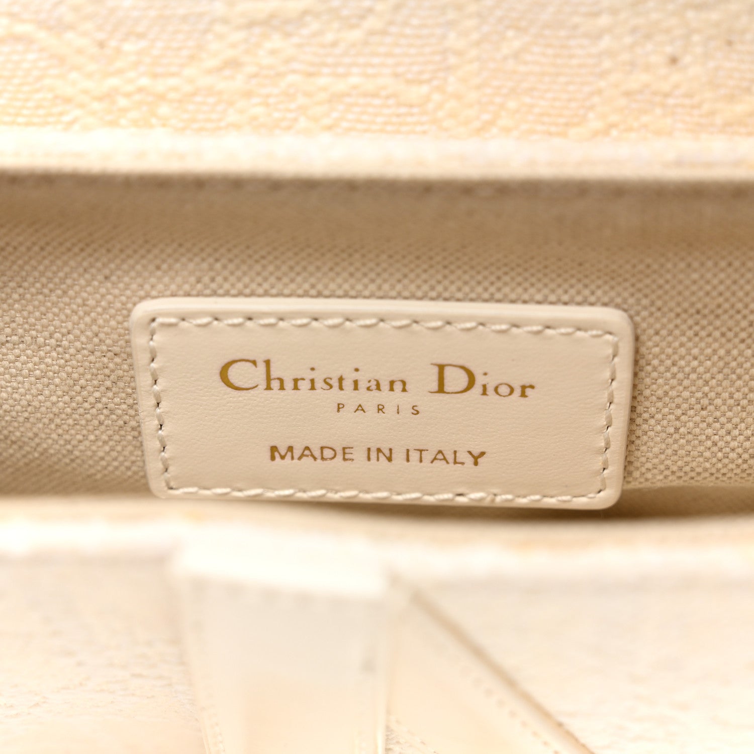 Christian Dior Oblique Mini Saddle Bag White 6 of 11