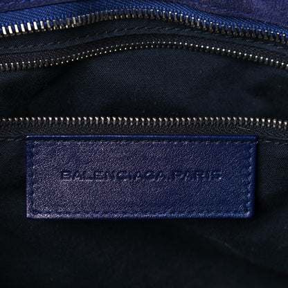 Balenciaga Baby Daim Suede Classic Hardware City Bleu Nuit 6 of 16