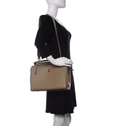 Fendi Vitello Baltico Dolce DotCom Satchel Tortora Papavero 2 of 10
