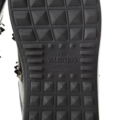 Valentino Garavani Calfskin Rockstud Untitled Open Sneakers 37 Black 6 of 8