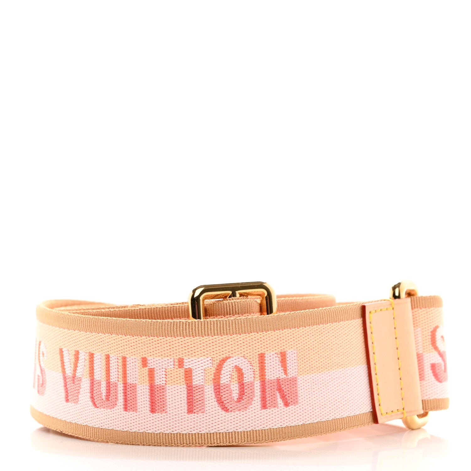 Louis Vuitton Jacquard Speedy Bandouliere 20 Shoulder Strap Pink Orange 2 of 5