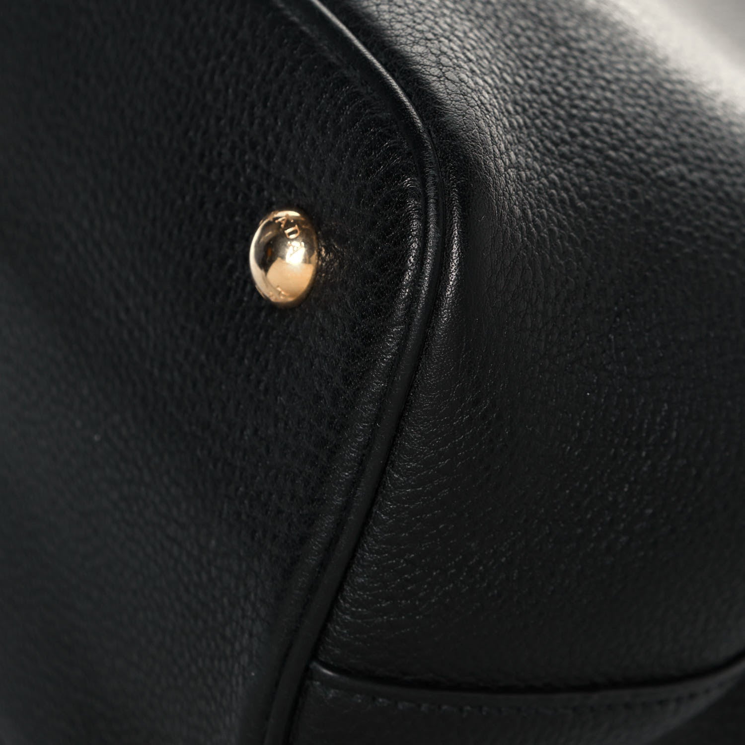 Prada Vitello Daino Tote Black 12 of 14