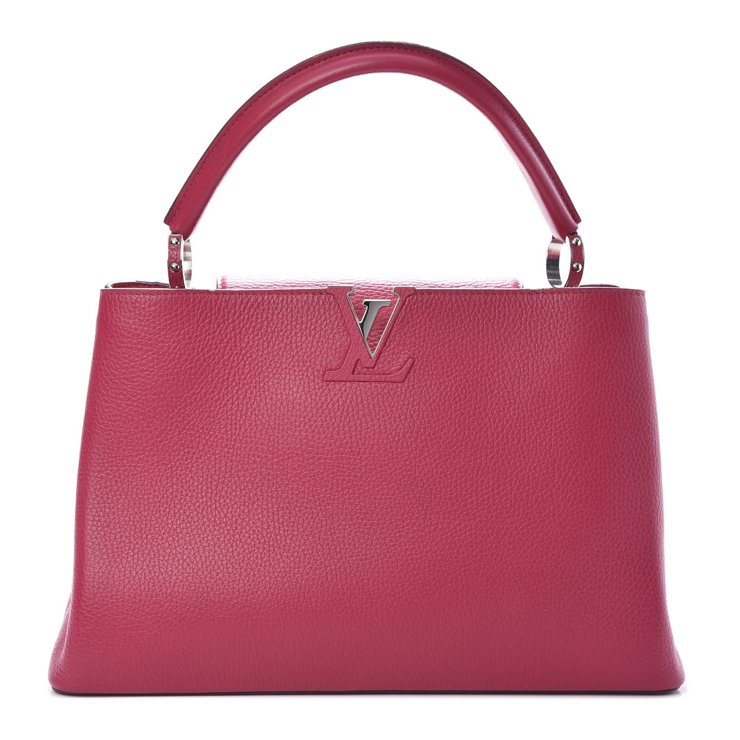 Taurillon Capucines MM Fuchsia