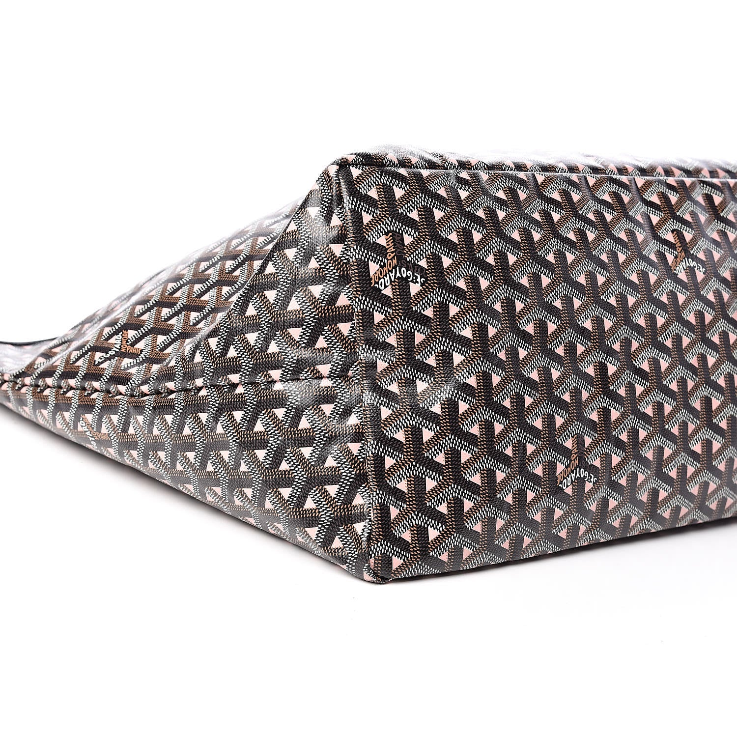 Goyard Goyardine Saint Louis Claire Voie GM Black Pink 9 of 10