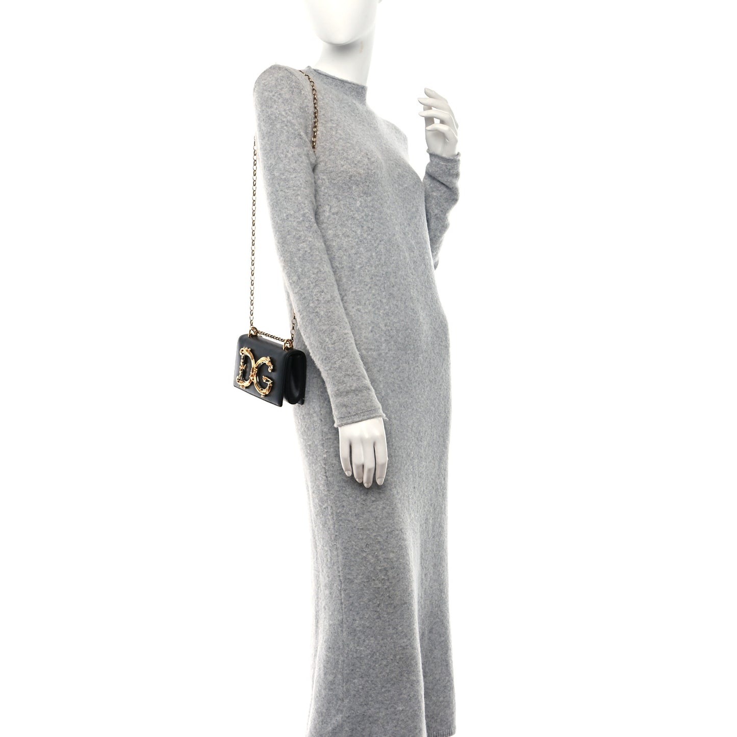 Nappa Mini DG Girls Shoulder Bag Black