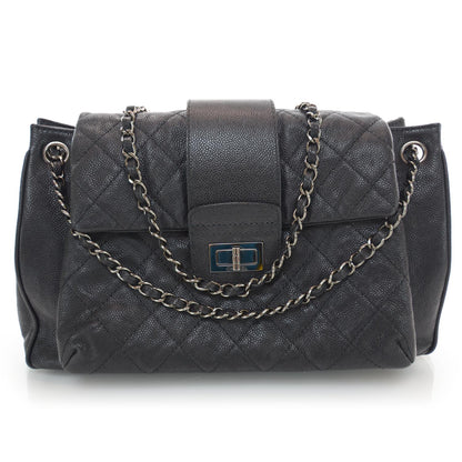 Chanel Caviar Mademoiselle Accordion Flap Black 1 of 8