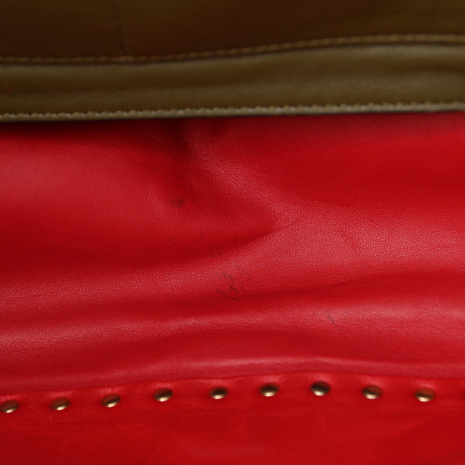 Valentino Garavani Nappa Canvas Camouflage Medium Rockstud Tote Verde Rouge 7 of 18