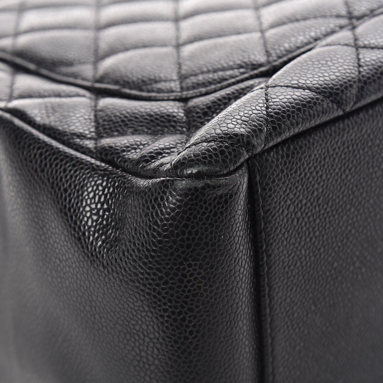 Chanel Caviar Quilted Grand Shopping Tote GST Black 12 of 13