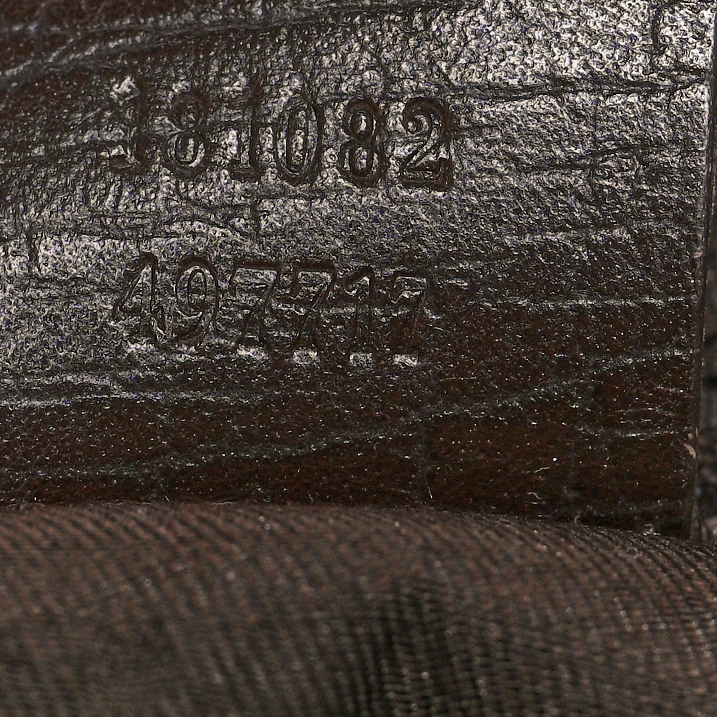 GG Plus Monogram Travel Bag Dark Brown