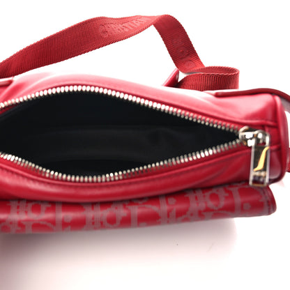 Christian Dior Galaxy Calfskin Oblique World Tour Saddle Belt Bag Red 5 of 8
