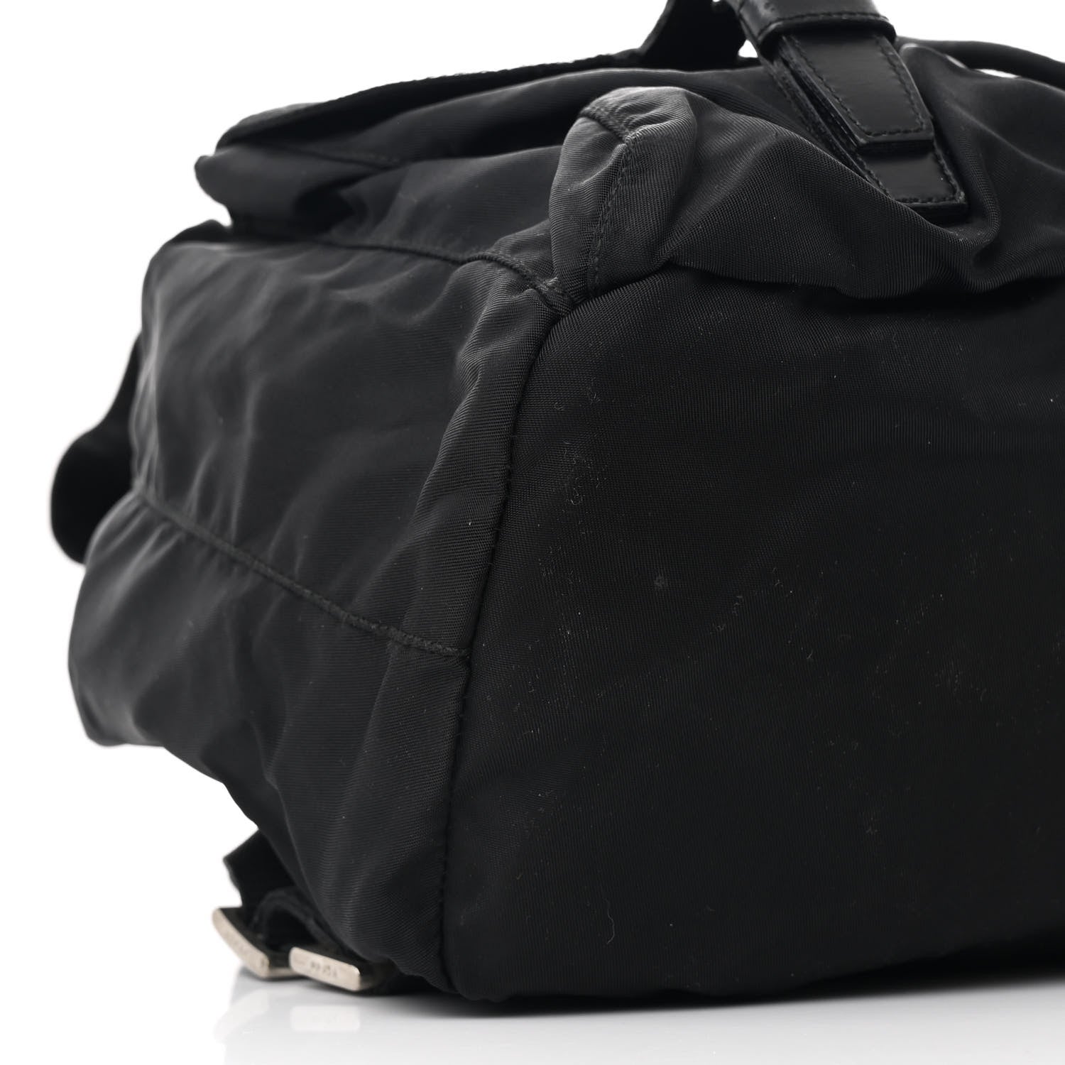 Prada Nylon Vela Medium Backpack Black 9 of 12