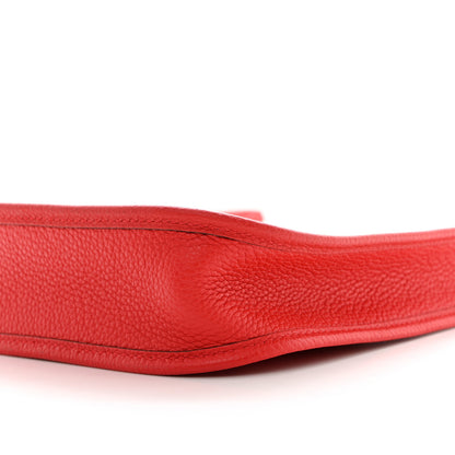 Hermes Taurillon Clemence Evelyne TPM Rouge Tomate 10 of 10