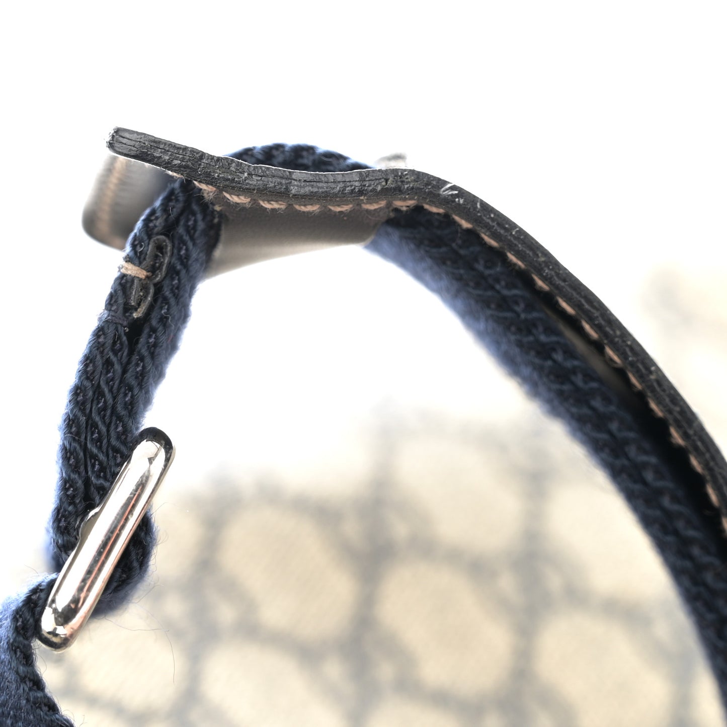 GG Plus Monogram Messenger Diaper Bag Navy