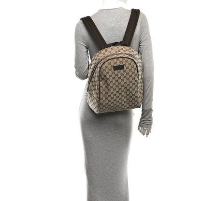Gucci Monogram Travel Backpack Dark Brown 2 of 10