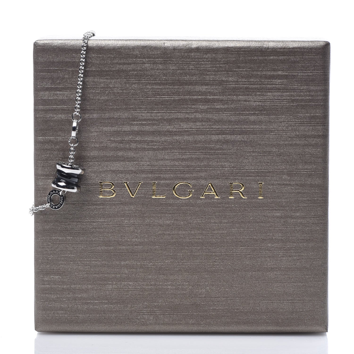 Bulgari Sterling Silver Black Ceramic Save the Children Bracelet SM 8 of 8