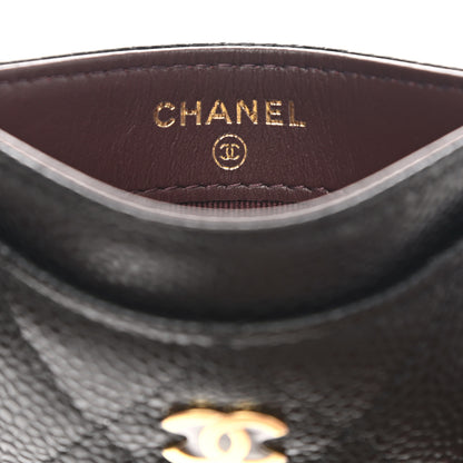 Chanel Caviar Quilted Card Holder Black 6 of 9