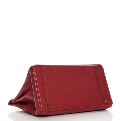 Hermes Fjord Birkin 40 Rouge 4 of 32